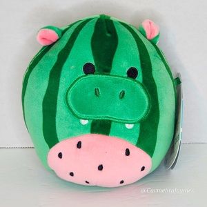 DAMARIS 🍉🦛 Watermelon Hippo Crossover Original Squishmallow By Kellytoy NWT
